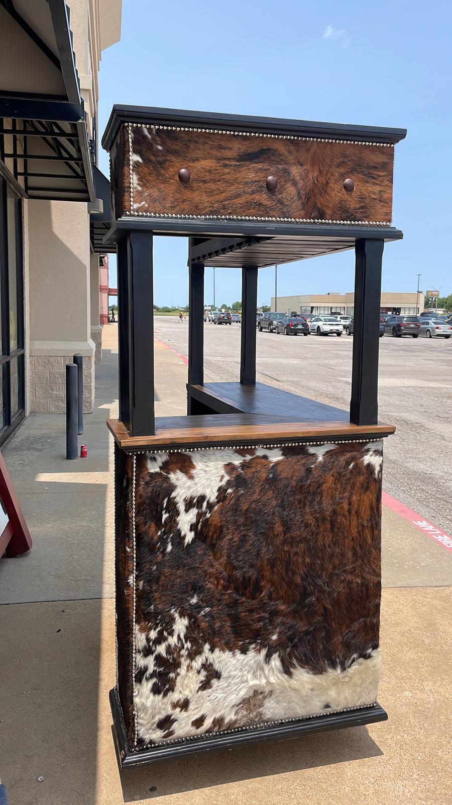 COWHIDE CANTINA BAR